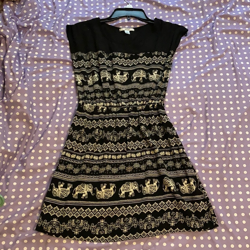 Elephant patterned dress